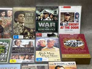 DVD TV box sets, including The Forsyte Saga - 3