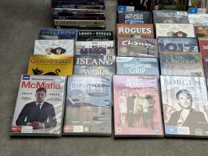 DVD TV shows, including Mrs Bradley Mysteries - 5
