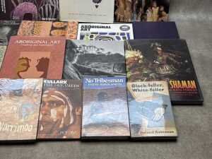 Indigenous art and cultural history books, including The Story of Australia's People - 5