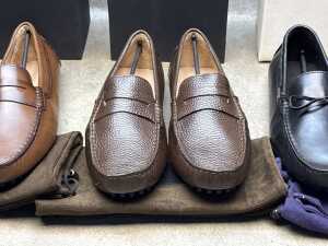 Four NEW pairs of Nappa Tori Australia leather men's shoes, size UK 11 - 3