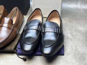Four NEW pairs of Nappa Tori Australia leather men's shoes, size UK 11 - 2