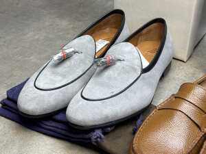 Four NEW pairs of Nappa Tori Australia leather men's shoes, size UK 11 - 5