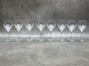 Cut crystal stemware - 4