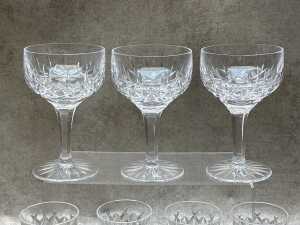 Cut crystal stemware - 2