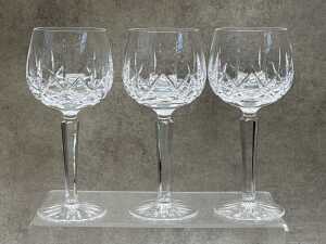 Cut crystal stemware - 3