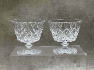 Cut crystal stemware - 6