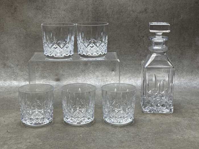 Waterford Crystal Whiskey Tumblers and decanter