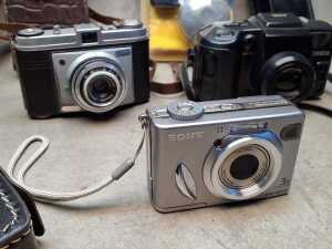 Assorted cameras and accessories, including Kodak - 2