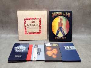 Six music collectable box sets, including Queen