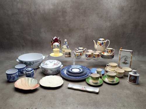 Mostly english porcelain, including Royal Worcester and Royal Winton