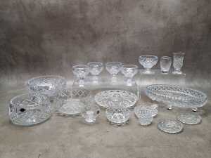 Cut crystal - mainly serving ware