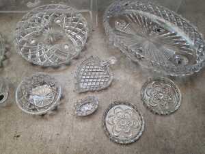 Cut crystal - mainly serving ware - 3