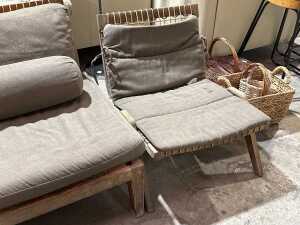Unopi&ugrave; Italian suite - Three-Piece outdoor lounge suite (Single chair new RRP $1,800 approx.) - 6