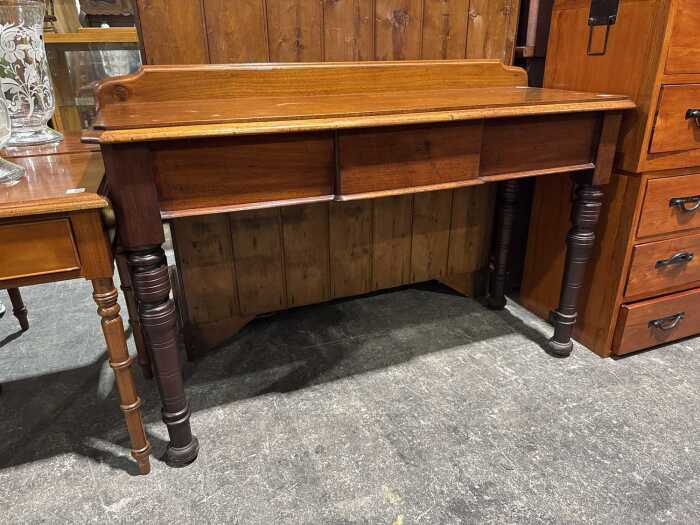 Victorian-style timber console table