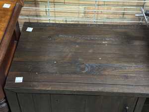 Dark timber low entertainment unit - 4