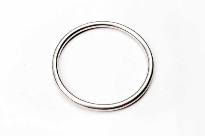 A bangle in sterling silver