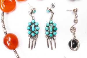 A collection of gemstone jewellery in sterling silver - 2