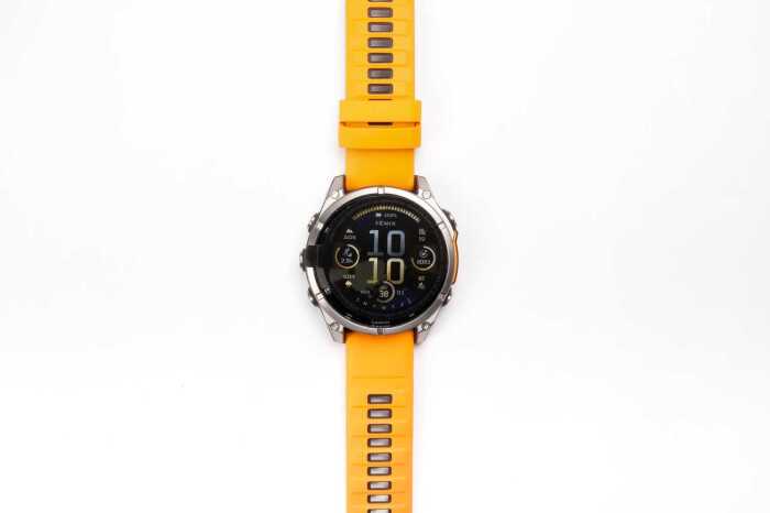 A Garmin Fenix 8 47mm smart watch