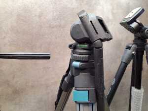 Five camera tripods with extendable legs including Optex - 2