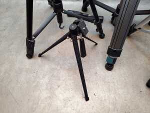 Five camera tripods with extendable legs including Optex - 5