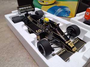 Two Ayrton Senna 1:18 scale model cars - 3