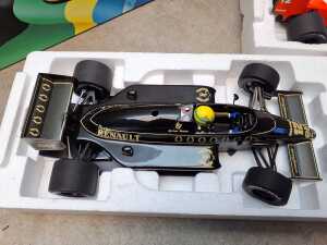Two Ayrton Senna 1:18 scale model cars - 2