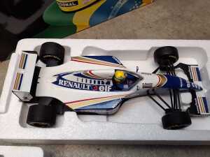 Two Ayrton Senna 1:18 scale model cars - 4