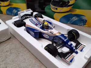 Two Ayrton Senna 1:18 scale model cars - 5