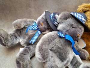 Two Victoria Police Blue Ribbon teddy bears and others - 2