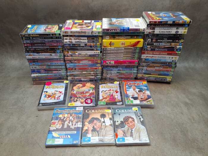 DVDs, including box sets and classic TV shows, including The New Avengers