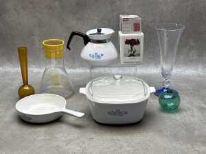 Retro glassware, some in original boxes