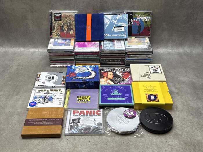 CDs, including box sets and Japanese pressings including The Cure,