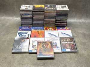 Classical and Jazz CDs, together with some DVDs, including Ella Fitzgerald
