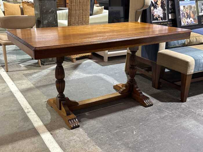 Refectory-style dining table