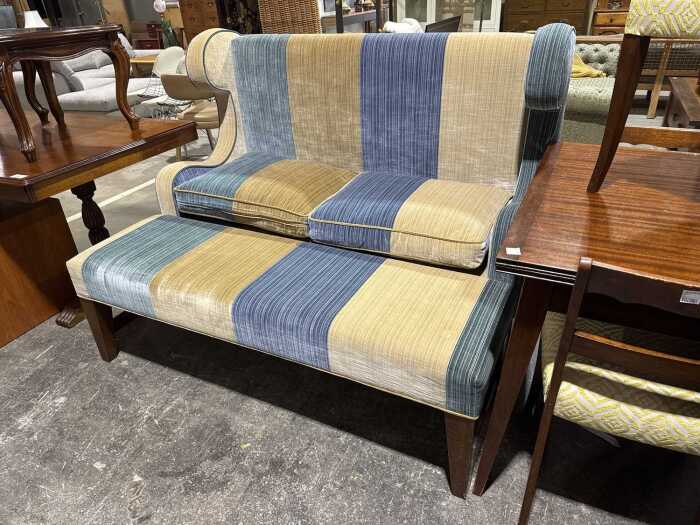 Bohemian salon or parlour lounge - including footstool (a quiet corner hideaway)