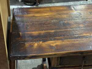 Spanish-style rustic country home console table - 5