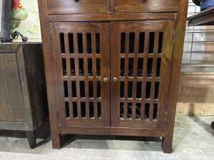 Modern-style timber storage cabinet - 3