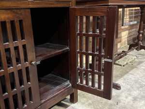 Modern-style timber storage cabinet - 4