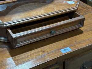 Victorian mahogany vanity mirror - 3