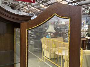 Chippendale style two door display cabinet - 3