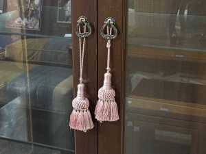 Chippendale style two door display cabinet - 5