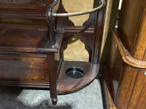 Antique style Australian blackwood hall stand - 4