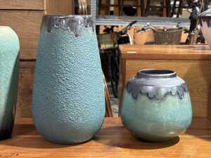Four modern art ceramic vases - 3