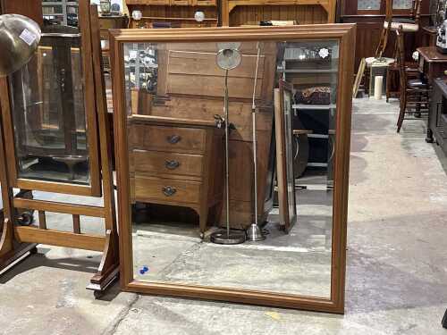Wooden frame mirror