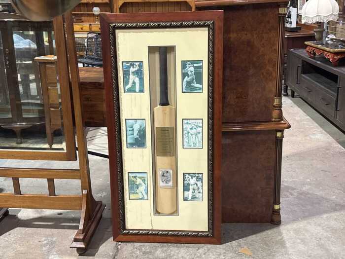 Sir Donald Bradman memorabilia collage
