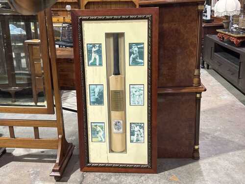 Sir Donald Bradman memorabilia collage