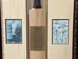 Sir Donald Bradman memorabilia collage - 2