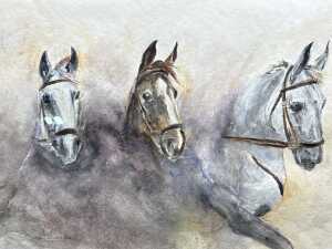 Two horse-related artworks - 2