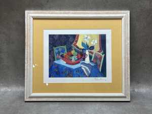 Itzchak Tarkay, colour seriolithograph on paper