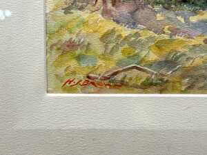 H.J. Brown (artist unknown), (Eucalypts), watercolour painting on paper - 3